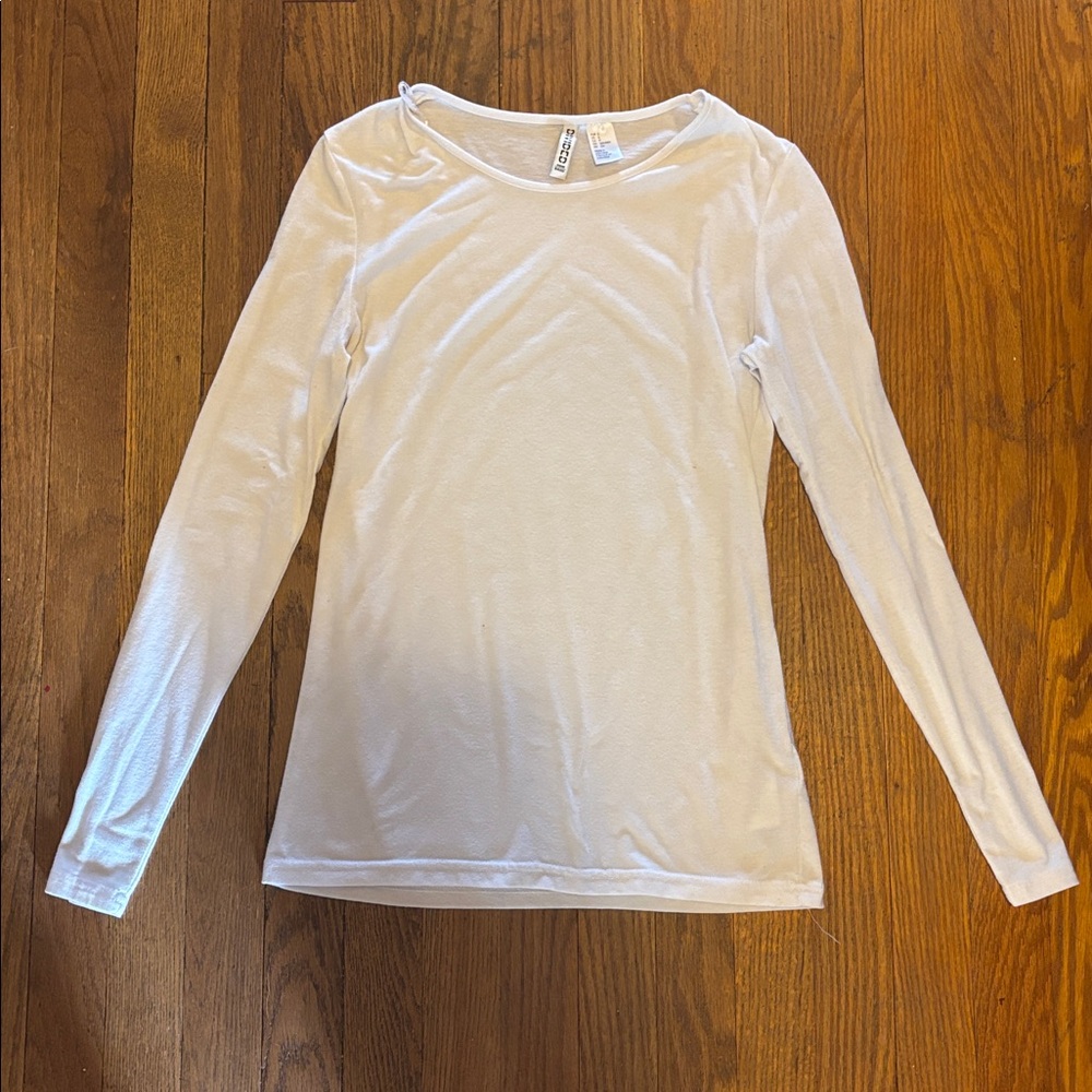 Divided Crisp White Basic Top